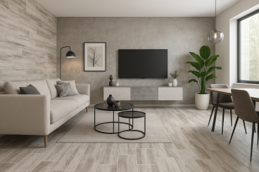 (0) Enmon Marble Wood Grigio 15 x 100cm naturale 