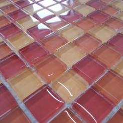Glasmosaik Mix Orange 2.3 x 2.3cm 