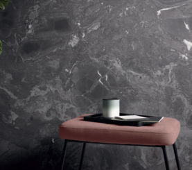 HSK RenoDeco 100x255cm seidenmatt Marmor, Perlato-Anthrazit 