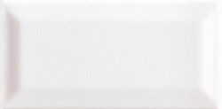 Metro Facette weiß glänzend 7.5 x 15cm 