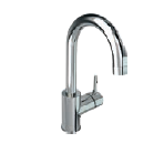 HSK Waschtisch-Einhebelmischer Rund, hoch frei schwenkbar, für freistehende Waschschüssel 