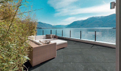 EnergieKer TH2 PIETRA DI VALS Grey 90x90cm 20mm Terrassenplatten 