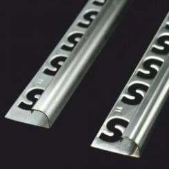 Viertelkreis - Profil Edelstahl V2A glänzend 11 mm