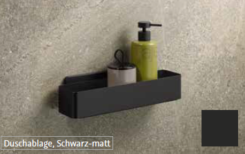 HSK RenoMag Duschablage Schwarz matt