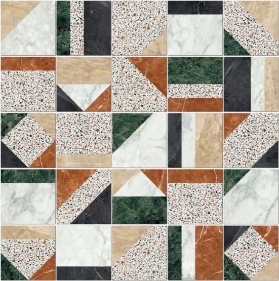 ABK PLAY MARBLE Fliese 20x20 | White