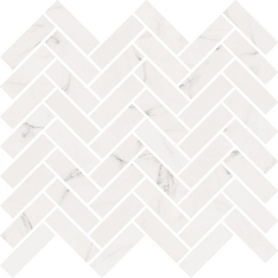 ABK SENSI MOSAICO CHEVRON SABLE Mosaik 30x30 | Statuario White