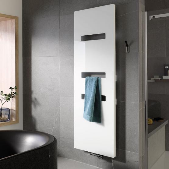 HSK Designheizkörper Atelier Highline Metallfront, graphit-schwarz | 610 x 1860 mm