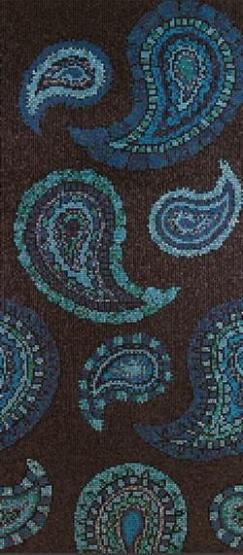 Bisazza Decori Paisley 129.1 x 290.5cm 