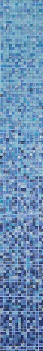 Bisazza Mosaico Sfumature 20mm Gerbera Whiteless 258.8x32.2cm 