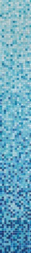 Bisazza Mosaico Sfumature 20mm Gladiolo Whiteless 258.8x32.2cm 