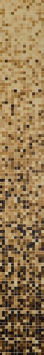 Bisazza Mosaico Sfumature 20mm New Ambra Whiteless 258.8x32.2cm 