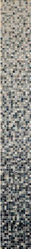 Bisazza Mosaico Sfumature 20mm Stella Alpina Whiteless 258.8x32.2cm 
