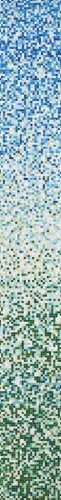 Bisazza Mosaico Sfumature 10mm Edera 258.8 x 32.2cm 