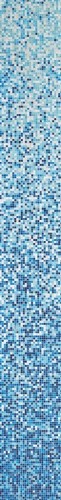 Bisazza Mosaico Sfumature 10mm Iris 258.8 x 32.2cm 