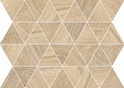 Flaviker Pisa Cozy Honey Mosaico Triangoli 34x26cm naturale rett. 