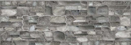 NovaBell Brickup OldWall 16x42cm Grey