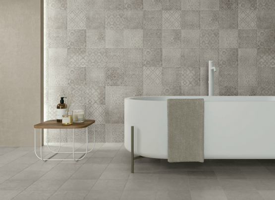 Gazzini Opus Stone Decoro Mix 20.3x20.3cm 20.3x20.3 | Avorio/Grigio