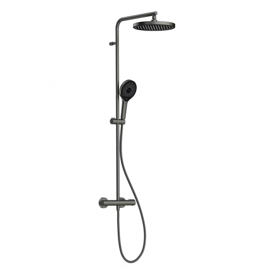 HSK SHOWER-SET RS SLIM THERMOSTAT Gunmetall gebürstet 