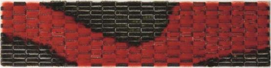 Imola SLASH Wand-Dekor 7,5x30 | Red