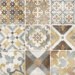 Polis Ceramiche Azulejos Alfama Mix 20x20cm naturale rett. 