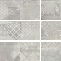 Provenza Gesso Pearl Grey Decoro Patchwork 20x20cm rett. 