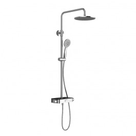 HSK Shower-Set AQUASWITCH RS 200 THERMOSTAT Glasfarbe schwarz