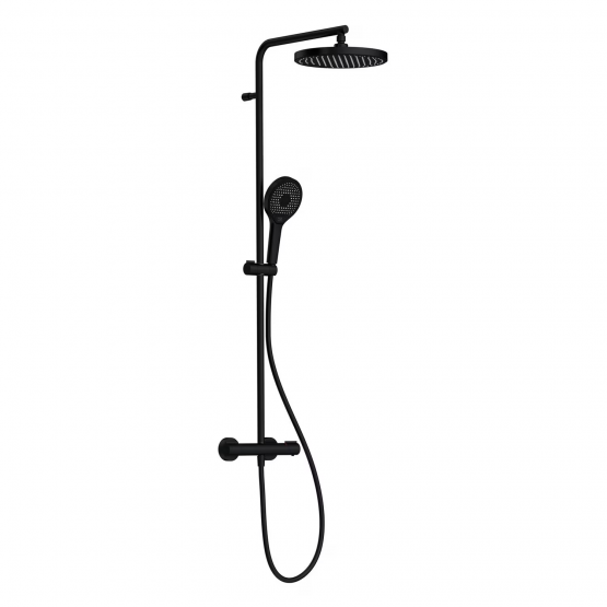 HSK SHOWER-SET RS SLIM THERMOSTAT Schwarz matt