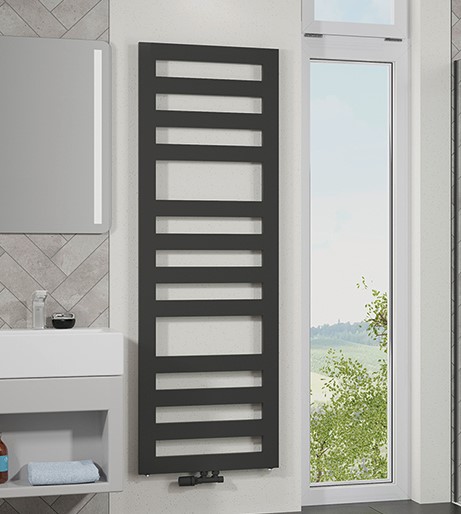 HSK Designheizkörper Semprio Graphit-Schwarz 600 × 1.520mm