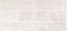 NovaBell Aspen 10x30cm rett. Snow matt 