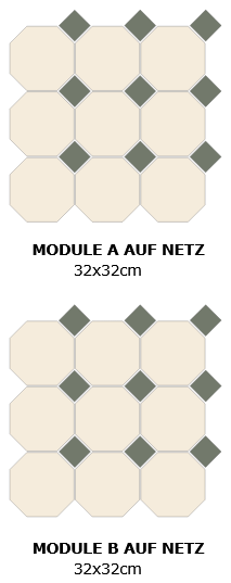 CESI  ART DECO OTTAGONO 10X10 Mosaik 