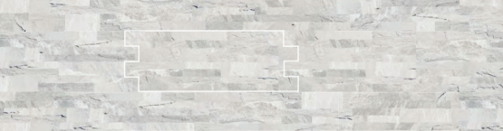 NovaBell Brickup Ocean 16x40cm White Mix