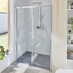 HSK Duschkabine Favorit Plus Schiebetür Nische mit Bodenprofil 