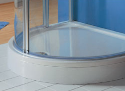 HSK Acryl-Duschwanne Schürze, Halblkreis 