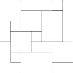 Cerdomus PIETRA DI OSTUNI SCHEMA 79: 40X60 MIT 40X40 MIT 20X40 MIT 20X20 Fliese 