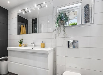 Wandfliese Weiß glänzend 20x50cm 