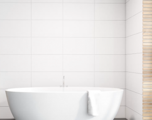 Wandfliese Weiß matt 30 x 60cm kalibriert 